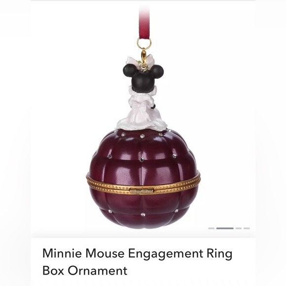 NWT Engagement Ring Ornament Minnie Mouse - Picture 3 of 8